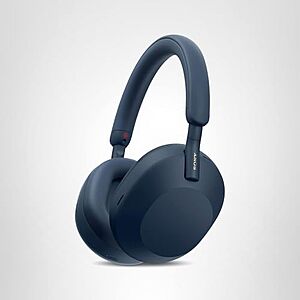 $144.94: Used - Like New: Sony WH-1000XM5 Premium Noise Canceling Headphones (Midnight Blue) at Amazon