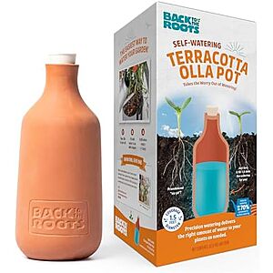 [Prime] $7.49*: 700mL Back to the Roots Self-Watering Terracotta Olla Pot at Amazon