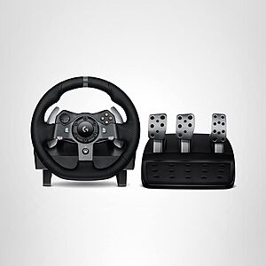 Prime: Used - Like New: Logitech G920 Driving Force Racing Wheel & Floor Pedals 9.55 + Free Shipping