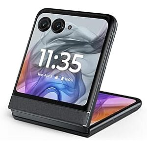 $349.99: Motorola razr | 2024 | Unlocked | Made for US 8/256GB | 50MP Camera | Koala Gray at Amazon