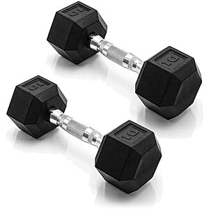 $14.88: 10-Lb CAP Barbell Coated Dumbbell Weight (Pair) at Amazon