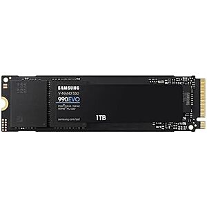 $59.99: 1TB SAMSUNG 990 EVO PCIe Gen 4x4 Gen 5x2 M.2 2280 NVMe Internal Solid State Drive at Amazon