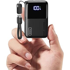 10000mAh INIU 45W PD Pocket Size Portable Ultra Small Charger Power Bank $18.15 