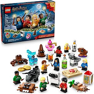 278-Piece LEGO Harry Potter Advent Calendar 2025 w/ 8 Minifigures $26.95 
