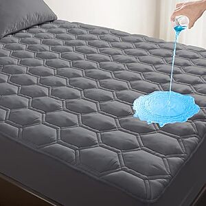 $9.99*: Lunsing Waterproof Mattress Pad Protector Cover at Amazon