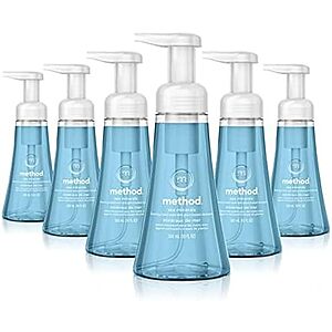 6-Pack 10-Oz Method Foaming Hand Soap (Sea Minerals) $14.15 w/ Subscribe & Save