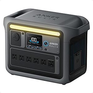 $397.99*: Anker SOLIX C1000 1056Wh 1800W LiFePO4 Portable Power Station at Amazon