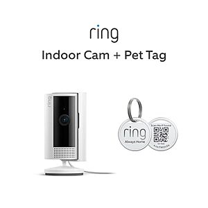 $29.99*: Ring Pet Basic Kit w/ Indoor Cam (2nd Gen) & Pet Tag at Amazon