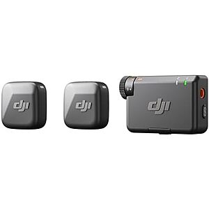 $74*: DJI Mic Mini Wireless Lavalier Microphone w/ 2x TX + 1x RX at Amazon