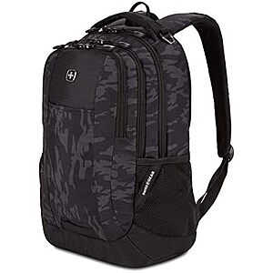 [Regional/MidAtlantic] $33.07: SwissGear Cecil 5505 Laptop Backpack, Black Cod/Camo, 18-Inch at Amazon