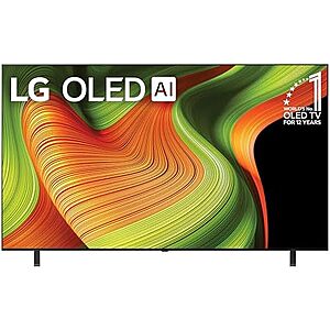 $1996.99: LG 83-Inch Class OLED AI 4K B5 Series Smart TV (OLED83B5PUA, 2025) at Amazon