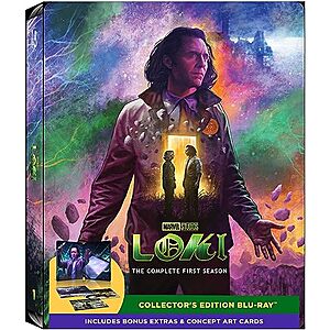Loki: The Complete First Season: SteelBook (Blu-ray) .80