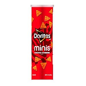 Minis Chips: 3.75oz SunChips Harvest Cheddar or Doritos Cool Ranch / Nacho Cheese $1.50 