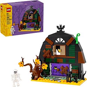 $10*: 205-Piece LEGO Seasonal - Halloween Barn (40721, 2024) at Amazon