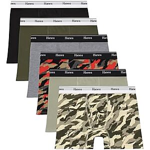 [Regional/MidAtlantic, AC] $8.85: 6-Pack Hanes boys Originals Boxer Briefs (Medium) at Amazon