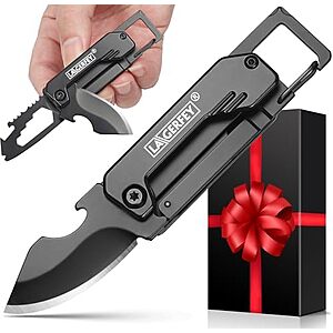 Keychain Multitool Pocket Knife (Unengraved) .75