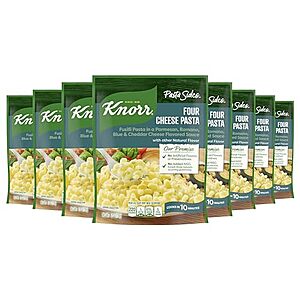 [S&S, AC] .62: 8-Pack 4.1-Oz Knorr Pasta Sides (Four Cheese Pasta) at Amazon (57.8 each)
