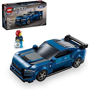 344-Pc LEGO Speed Champions: Ford Mustang Dark Horse Building Toy Set .60