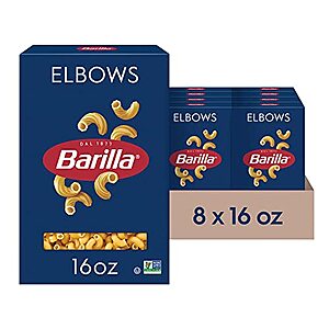 8-pk 16-oz Barilla Elbows Pasta .25
