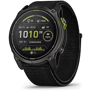 $749.99: 51mm Garmin Enduro 3, Solar, Sapphire, Ultraperformance GPS Smartwatch at Amazon