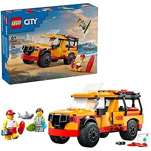 214-Piece LEGO City: Great Vehicles Lifeguard Truck Building Set (60453) 