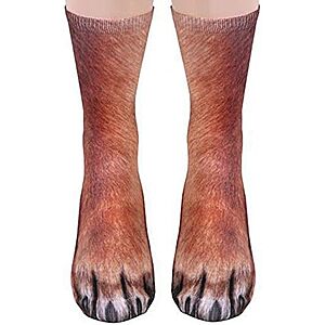 NDLBS 3D Animal Paw Socks (Dog) $2 