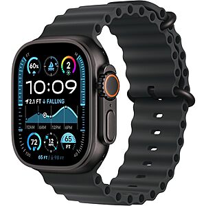 Refurb Excellent: 49mm Apple Watch Ultra 2 GPS + Cellular Smartwatch (Black) $495.10 + Free Shipping
