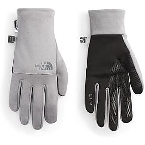 THE NORTH FACE Etip Fleece Recycled Gloves (Black or Grey) from $31.50