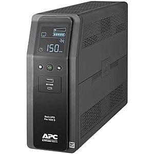 APC UPS 1500VA Sine Wave UPS Battery Backup $220 + Free Shipping