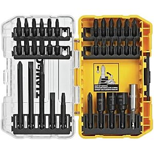 34-Piece DEWALT Impact-Ready Screwdriver Set $15.50