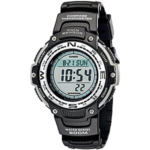 47.6mm Casio SGW100 Series Men's Digital Compass Twin Sensor Sport Watch $27.95