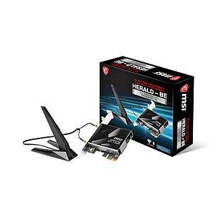 Used Like New: MSI Herald-BE Wi-Fi 7 802.11BE MAX Router w/ Multi-Link Operation $23.10 