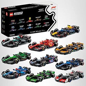 2601-Pc LEGO Speed Champions: Ultimate Formula 1 Collector's Pack Building Set $189 + Free Shipping