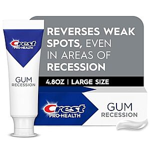 [S&S, AC] $3.54*: 4.6온스 Crest Pro-Health Gum Recession 치약(아마존 판매)