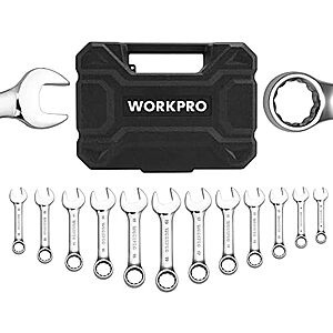 Prime Members: 12-Piece WORKPRO Stubby Wrench Set (Metric, 8-19mm) $12.75 + Free Shipping