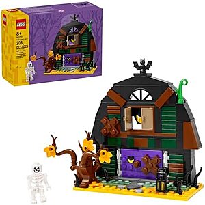 $9: 205-Piece LEGO Seasonal: Halloween - Halloween Barn (40721, 2024) at Amazon