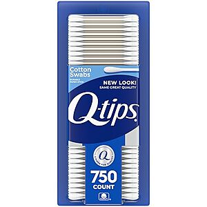 750-Count Q-tips Cotton Swabs $3.85 w/ Subscribe & Save