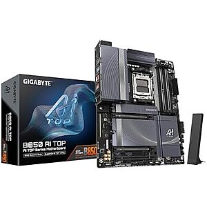 259.99:GIGABYTE B850 AI TOP AMD AM5 LGA 1718 Motherboard at Amazon