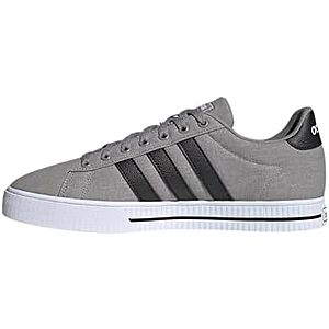 $26*: Men's adidas Daily 3.0 Casual Skate-Inspired Sneakers (Dove Grey/Black/White) at Amazon