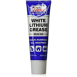 3.40:8-Oz Lucas Oil White Lithium Grease (10533) at Amazon
