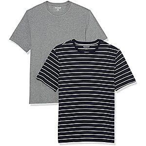 5.16:2-Pack Amazon Essentials Men's Short Sleeve T-Shirts,Slim-Fit,Crewneck at Amazon