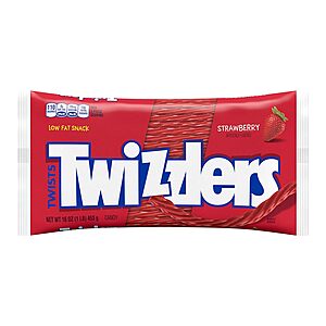 16-Oz Twizzlers Twists Licorice Style Chewy Candy (Strawberry) <img src=