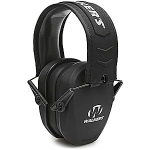$13.98: Walker's Slim Passive Earmuff Hearing Protection FDE Come and Take It at Amazon