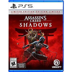 [Prime] $27.99*: Assassin&rsquo;s Creed Shadows / Limited Edition (PS5) at Amazon