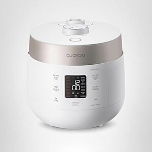 10-Cup Cuckoo Twin Pressure Rice Cooker & Warmer w/ Nonstick Inner Pot & Voice 8 + Free Shipping