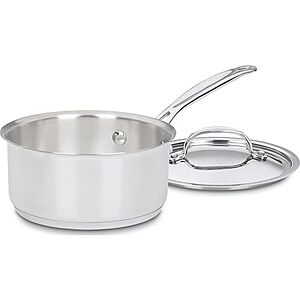 [AC] $14.39*: 1.5-Quart Cuisinart Chef's Classic Saucepan w/ Cover (Stainless Steel) at Amazon
