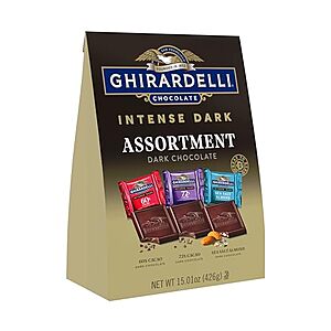 $12.99: 15.01-Oz Ghirardelli Chocolate Intense Dark Chocolate Variety at Amazon