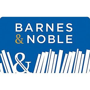 $50 Barnes & Noble eGift Card $42.50 