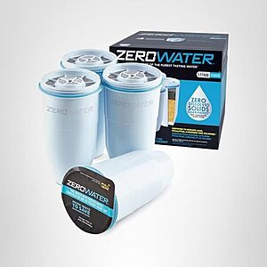 4-Pack ZeroWater Official 5-Stage Replacement Filters $33.75 + Free Shipping