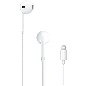 from $10.77: Apple EarPods Wired Ear Buds w/ Built-in Remote (USB-C, or Lightning) at Amazon